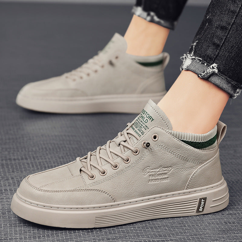 Herren-Sneaker mit Elastikband – Retro-Casual-Flats