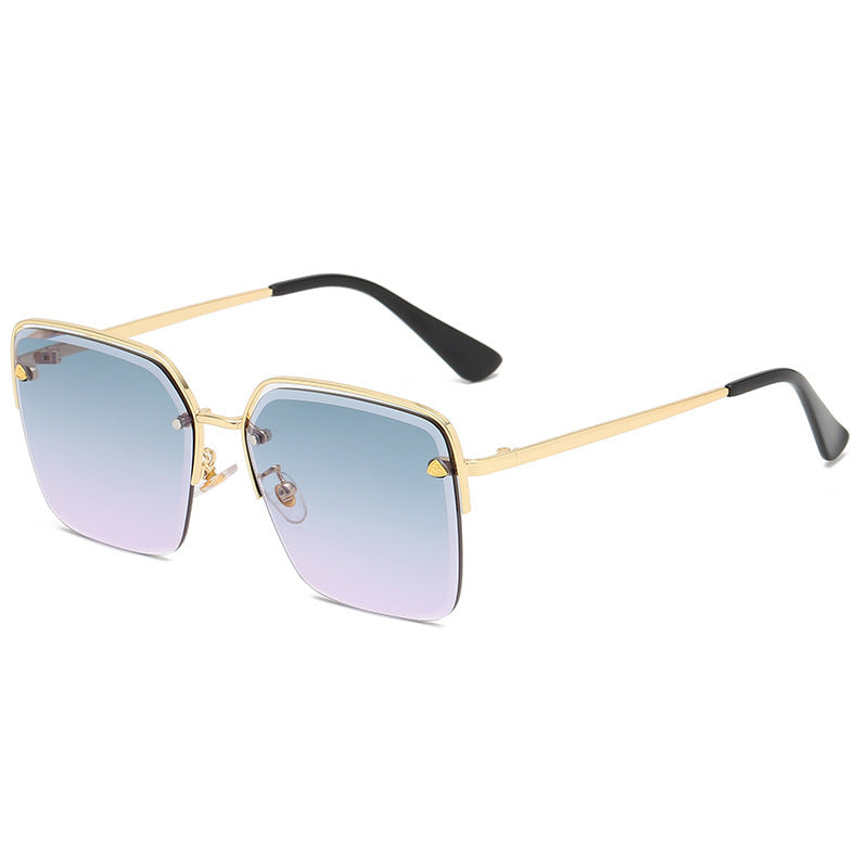 Personality Trend Sonnenbrille – Sommerliche Mode mit Zwei-Farben-Gradient-Linsen