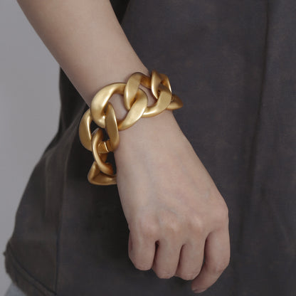 Trendiges Chunky Chain Armband im Boho-Punk-Look