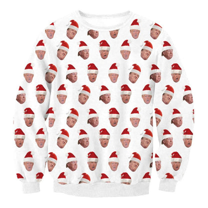 UGLY CHRISTMAS SWEATER Urlaub Santa Elf Lustiger Pullover für Frauen und Männer – Lustiger Feiertagsstil