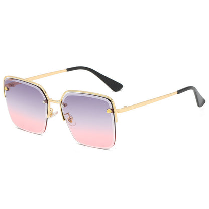 Personality Trend Sonnenbrille – Sommerliche Mode mit Zwei-Farben-Gradient-Linsen