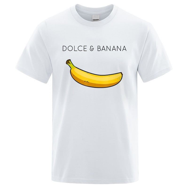 Dolce Banana Herren-T-Shirt mit Fashion-Print