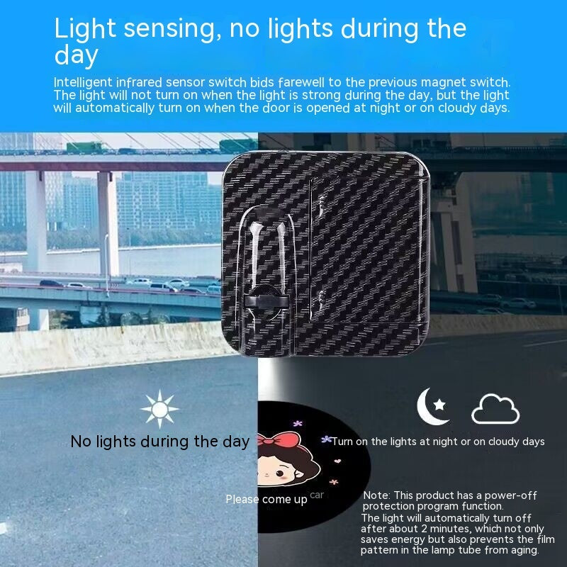 HD Door Welcome Light LED Projection Lamp for Car