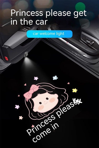 HD Door Welcome Light LED Projection Lamp for Car