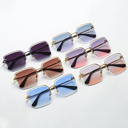 Personality Trend Sonnenbrille – Sommerliche Mode mit Zwei-Farben-Gradient-Linsen