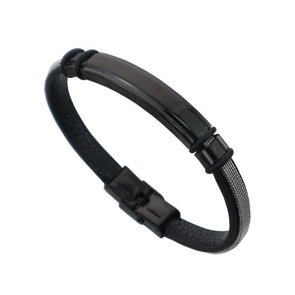 Unisex-Lederarmband – Zeitlos & Vielseitig