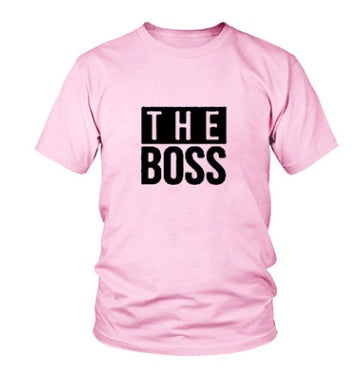 Unisex T-Shirt „THE BOSS“ – Statement-Print für Männer und Frauen