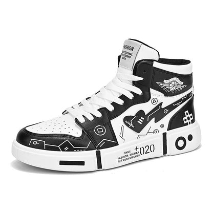 Modische High-Top-Basketball-Sneaker