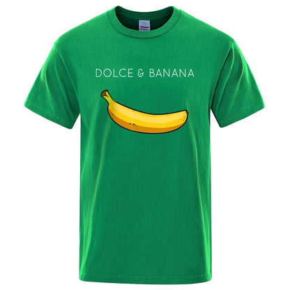 Dolce Banana Herren-T-Shirt mit Fashion-Print