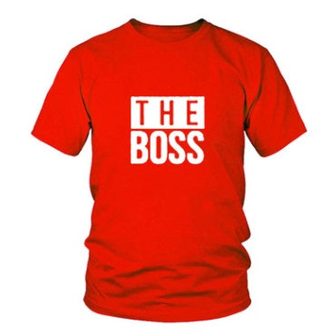 Unisex T-Shirt „THE BOSS“ – Statement-Print für Männer und Frauen