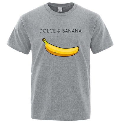 Dolce Banana Herren-T-Shirt mit Fashion-Print