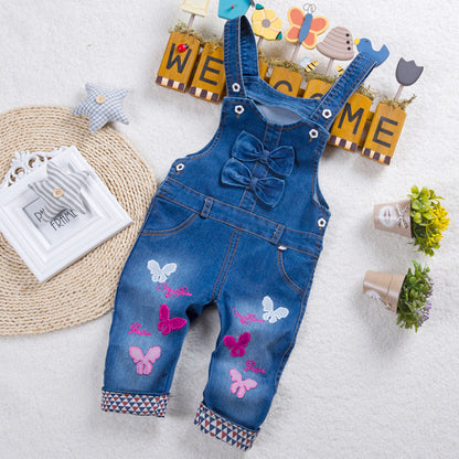 Süße Kinder-Hosenträger-Jeans für Jungen und Mädchen