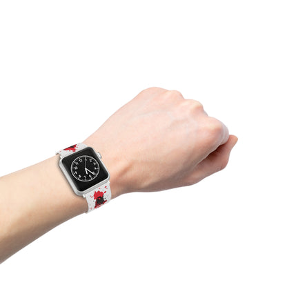 Uhrenarmband für Apple Watch – Design mit albanischem Flaggenmotiv