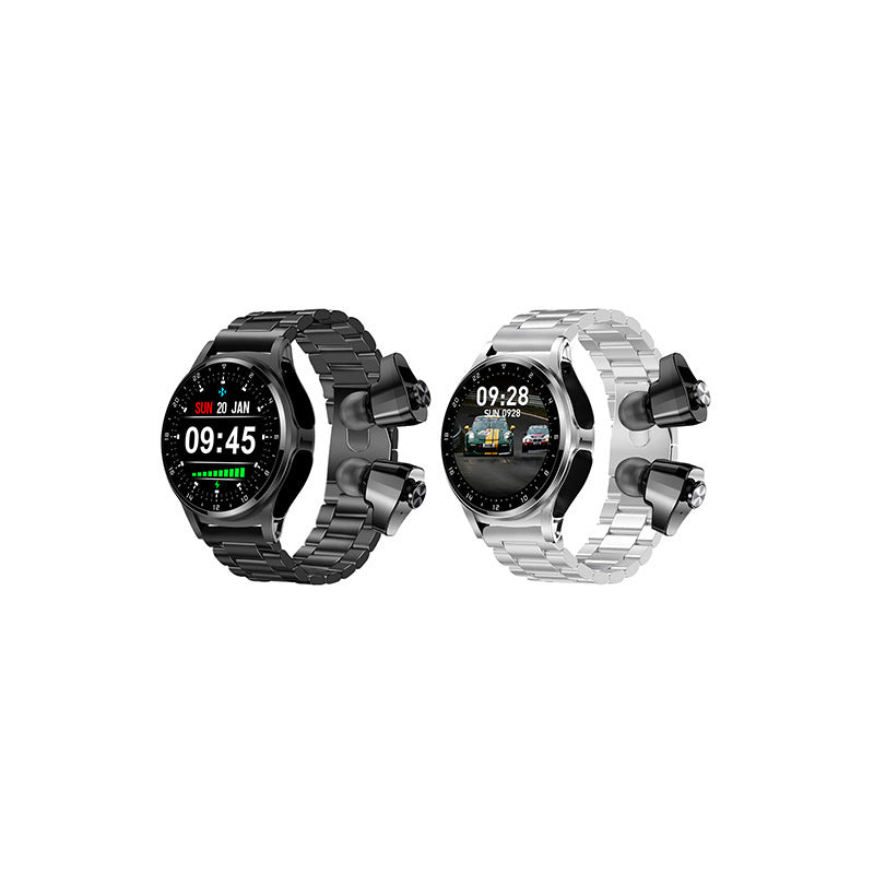 GT66 Smartwatch &amp; TWS 2-in-1 mit Bluetooth HD-Sprachanruf