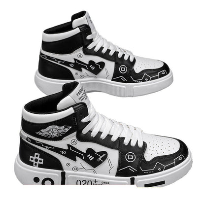 Modische High-Top-Basketball-Sneaker