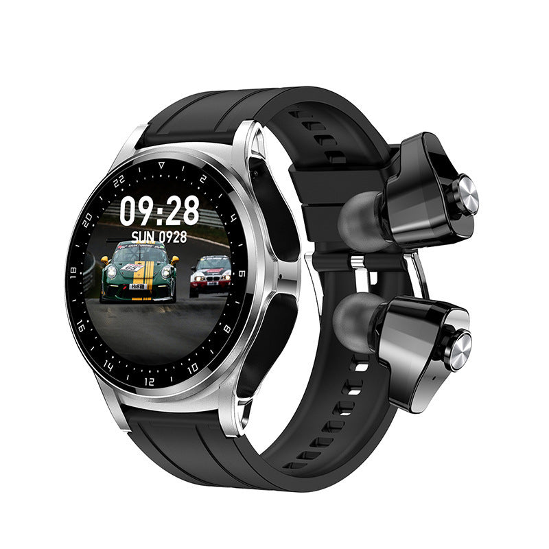 GT66 Smartwatch &amp; TWS 2-in-1 mit Bluetooth HD-Sprachanruf