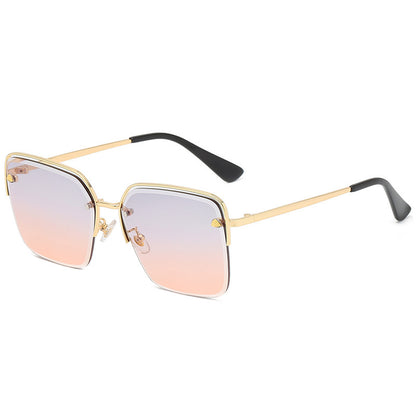 Personality Trend Sonnenbrille – Sommerliche Mode mit Zwei-Farben-Gradient-Linsen