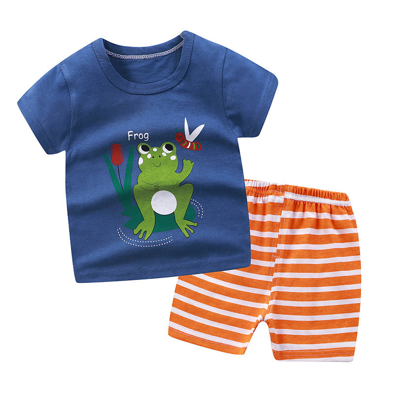 Kinder Sommer Zweiteiler – T-Shirt & Shorts aus Baumwolle