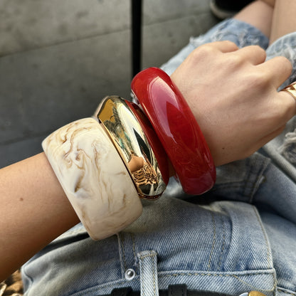 Modernes Marmor-Acryl-Armband