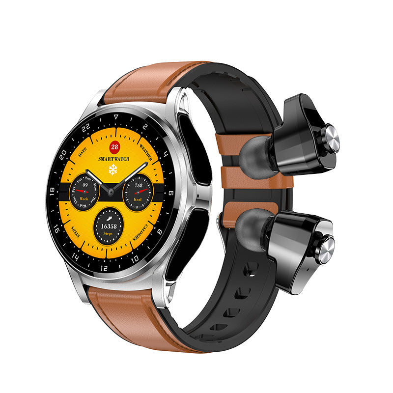 GT66 Smartwatch &amp; TWS 2-in-1 mit Bluetooth HD-Sprachanruf