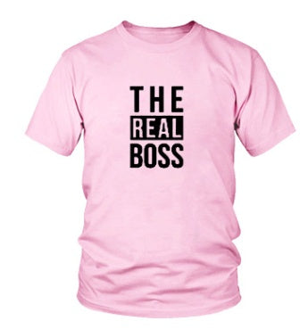 Unisex T-Shirt „THE BOSS“ – Statement-Print für Männer und Frauen