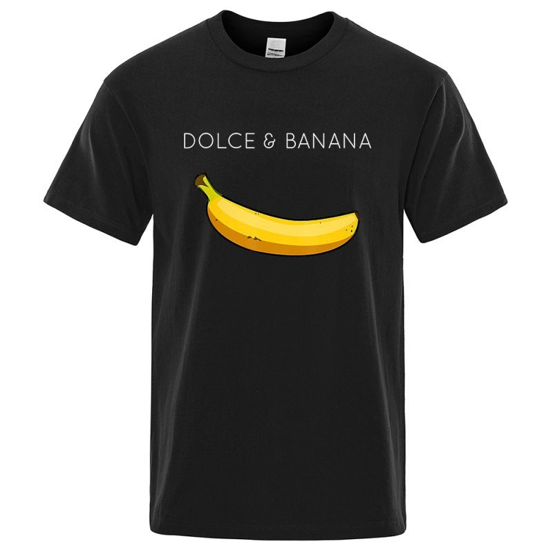 Dolce Banana Herren-T-Shirt mit Fashion-Print