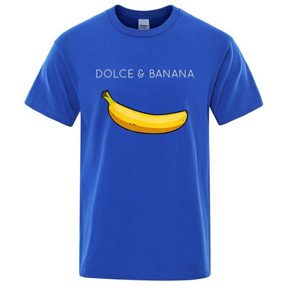 Dolce Banana Herren-T-Shirt mit Fashion-Print