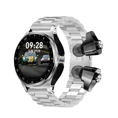 GT66 Smartwatch &amp; TWS 2-in-1 mit Bluetooth HD-Sprachanruf