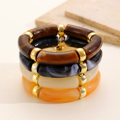 Harz-Armband mit Bambus-Design