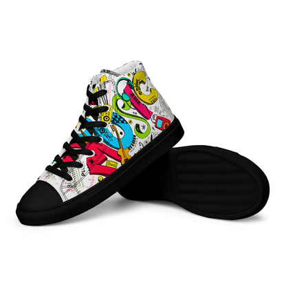 Rock dein Leben High-Top Leinenschuhe für Herren