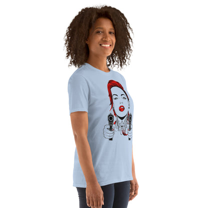 Kurzärmeliges Unisex-T-Shirt mit kraftvollem Design