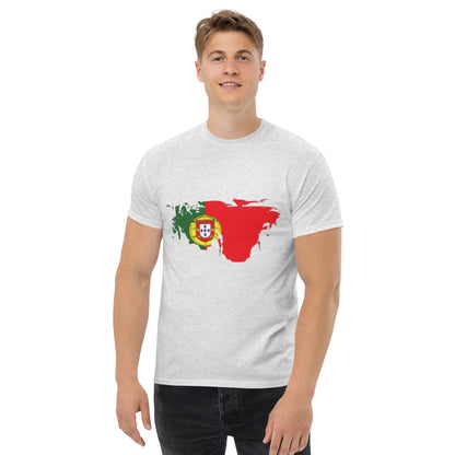 Azeitão-Style Portugiesischer Flagge Klassisches Unisex T-Shirt