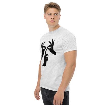 Das Hand-Augen-Motiv Design Klassisches Unisex T-Shirt