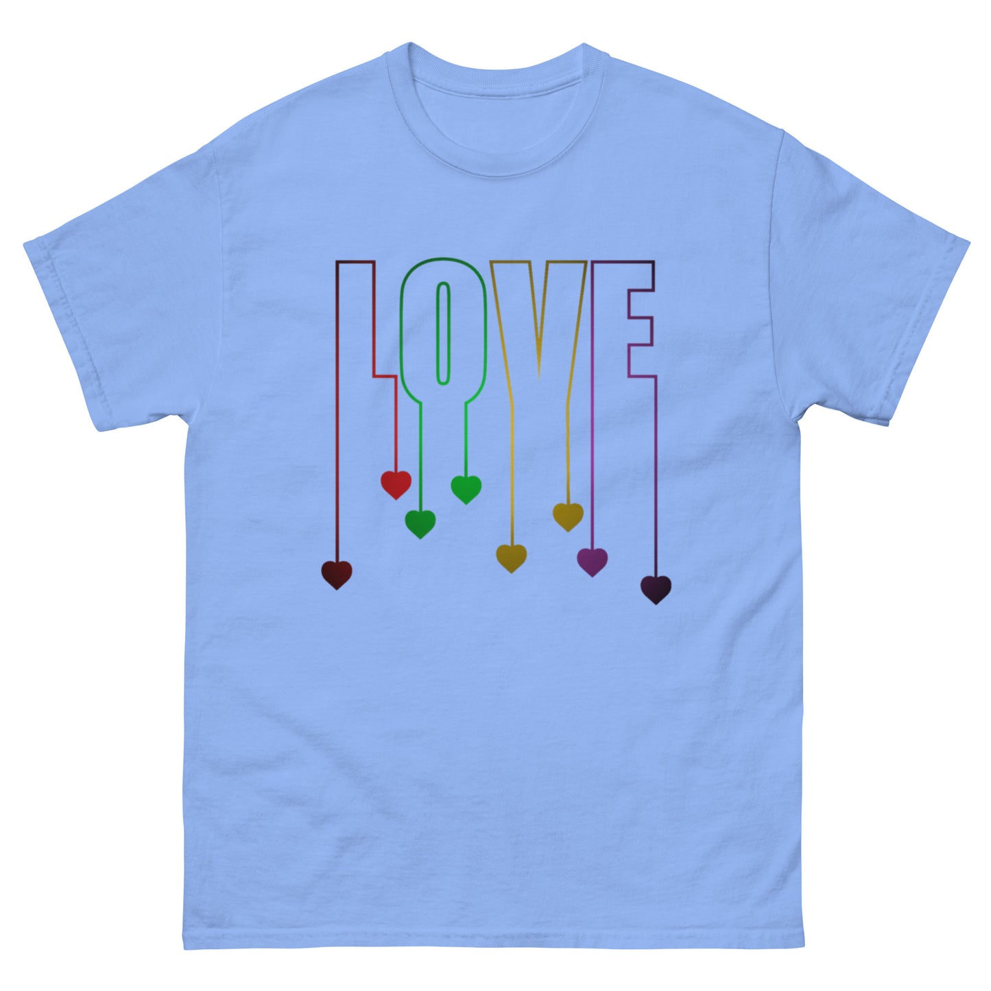 Herz-Liebe Schriftzug T-Shirt – LOVE