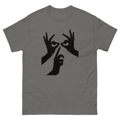 Das Hand-Augen-Motiv Design Klassisches Unisex T-Shirt