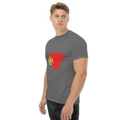 Azeitão-Style Portugiesischer Flagge Klassisches Unisex T-Shirt