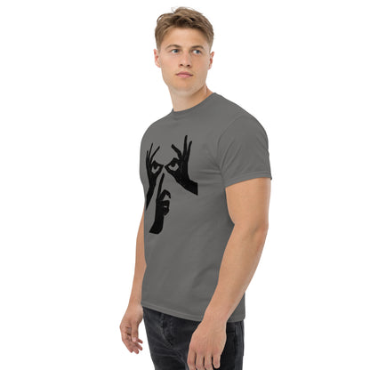 Das Hand-Augen-Motiv Design Klassisches Unisex T-Shirt