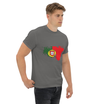 Azeitão-Style Portugiesischer Flagge Klassisches Unisex T-Shirt