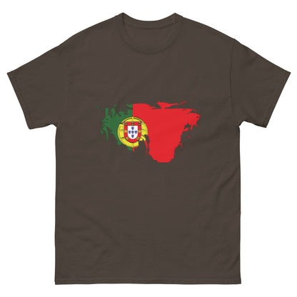 Azeitão-Style Portugiesischer Flagge Klassisches Unisex T-Shirt