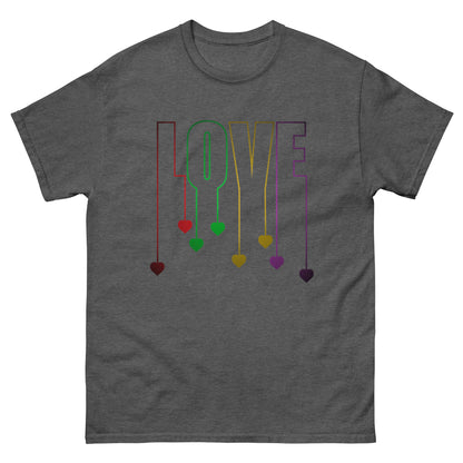 Herz-Liebe Schriftzug T-Shirt – LOVE