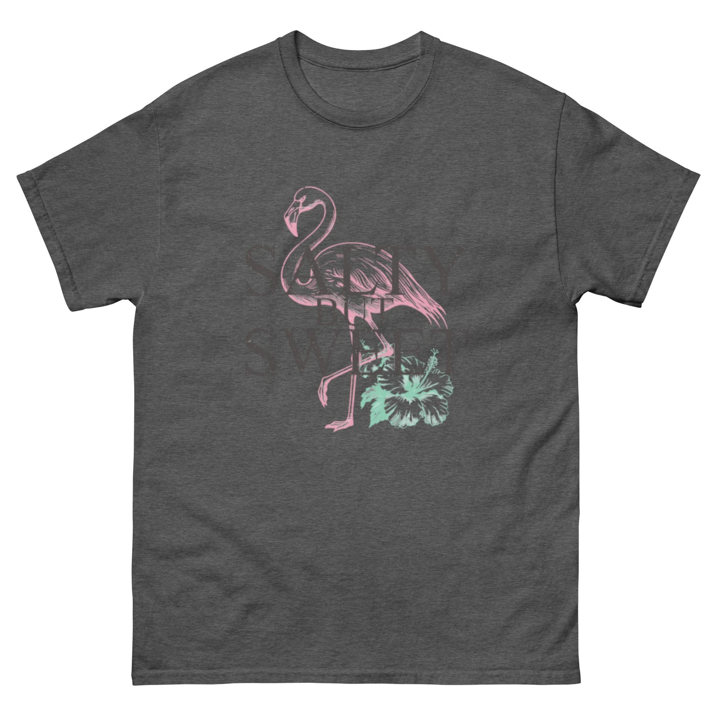 Salty But Sweet Flamingo Unisex Klassisches T-Shirt