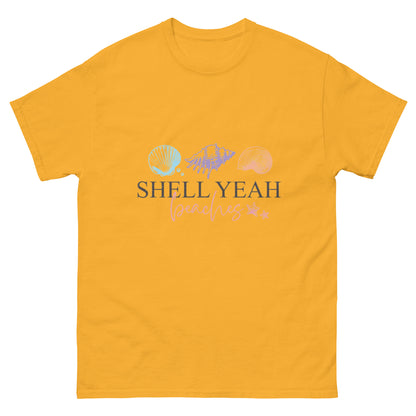 Shell Yeah, Beaches Klassisches Unisex T-Shirt