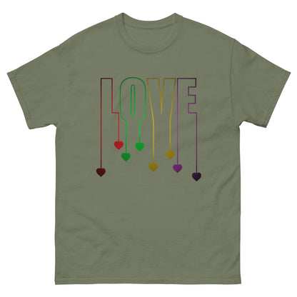 Herz-Liebe Schriftzug T-Shirt – LOVE