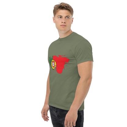 Azeitão-Style Portugiesischer Flagge Klassisches Unisex T-Shirt