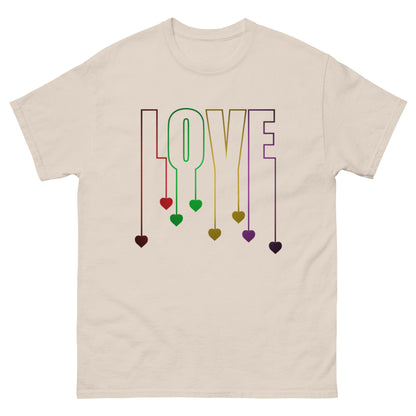 Herz-Liebe Schriftzug T-Shirt – LOVE