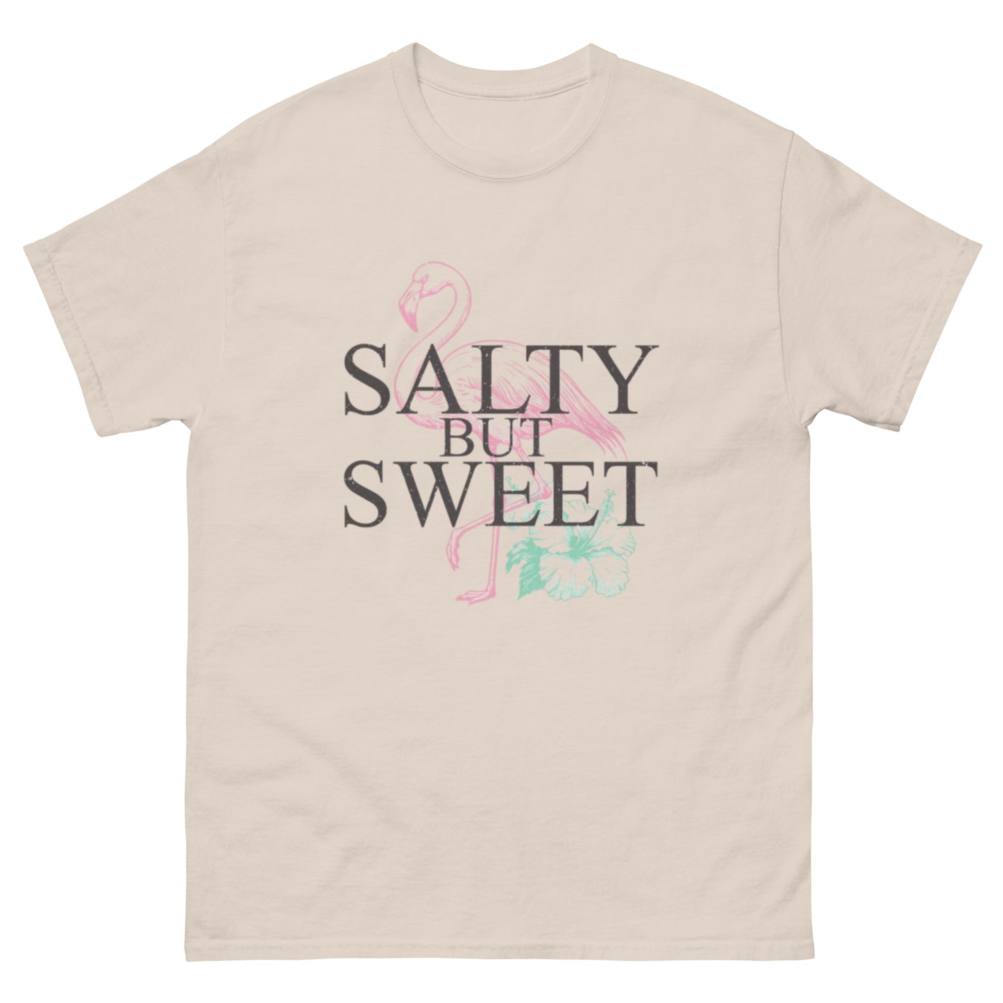 Salty But Sweet Flamingo Unisex Klassisches T-Shirt