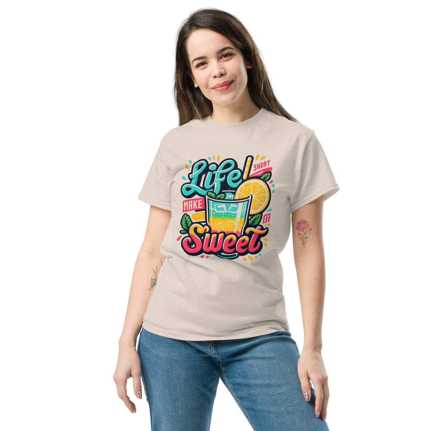 Life is Short, Make it Sweet Unisex Klassisches T-Shirt