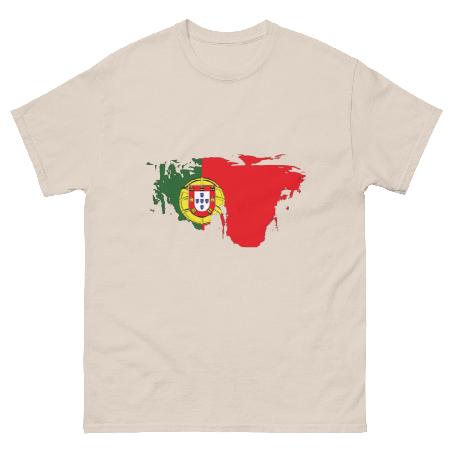 Azeitão-Style Portugiesischer Flagge Klassisches Unisex T-Shirt