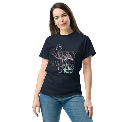 Salty But Sweet Flamingo Unisex Klassisches T-Shirt