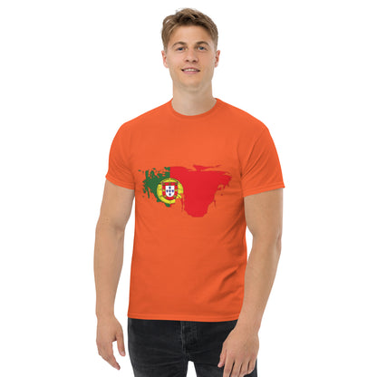 Azeitão-Style Portugiesischer Flagge Klassisches Unisex T-Shirt